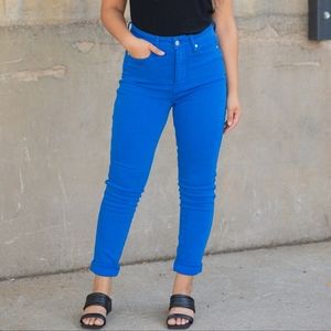 NWT Judy Blue Colbat blue skinny jeans SZ 9/29